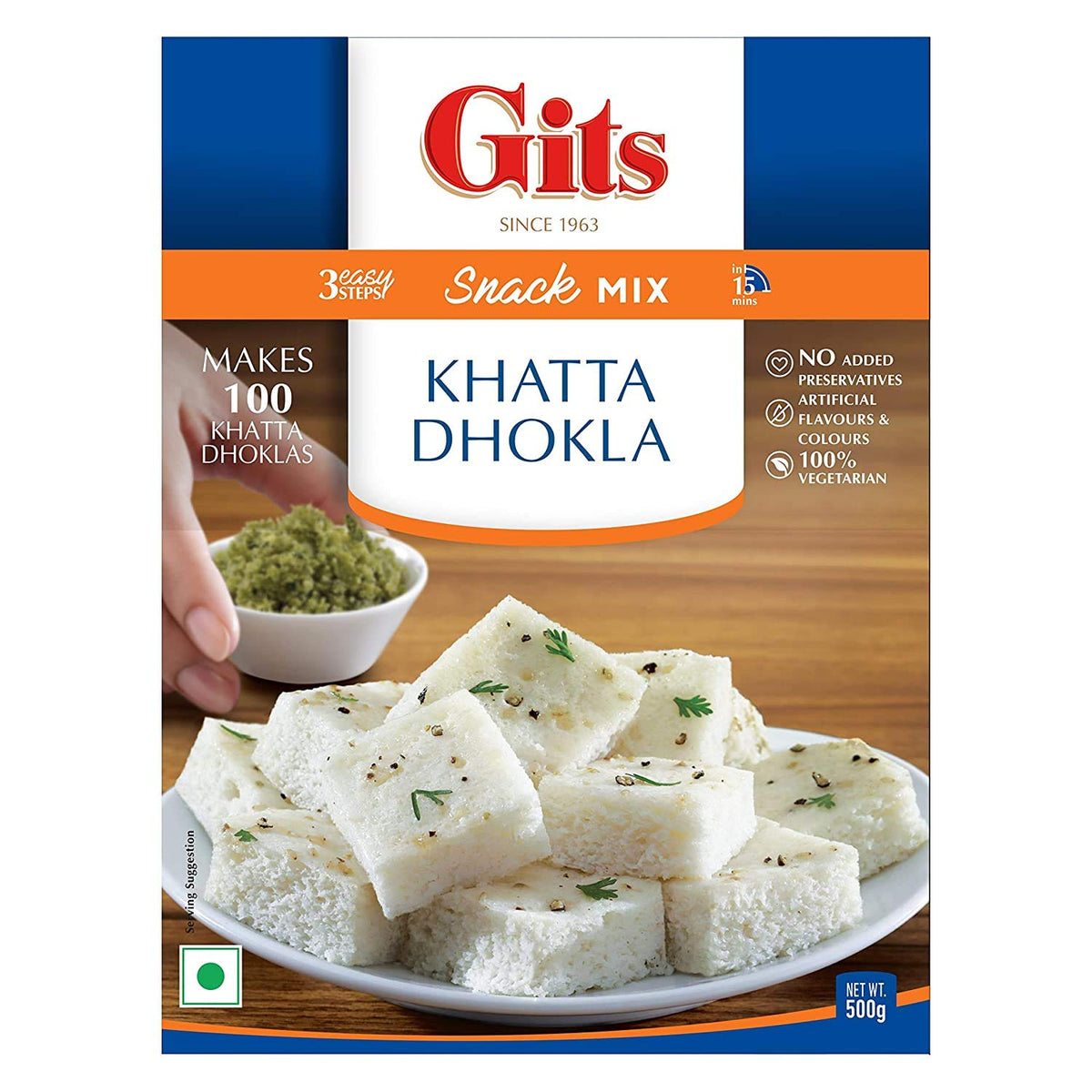 Gits Khatta Dhokla Mix  500gm - IndianSupermarkt
