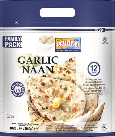 Ashoka Garlic Naan - indiansupermarkt