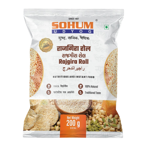 Sohum Udyog Rajgira (Amaranth) Roll 200gm  (BBD 15.02.2025)