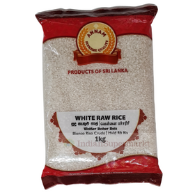 Annam White Raw rice 1kg - IndianSupermarkt
