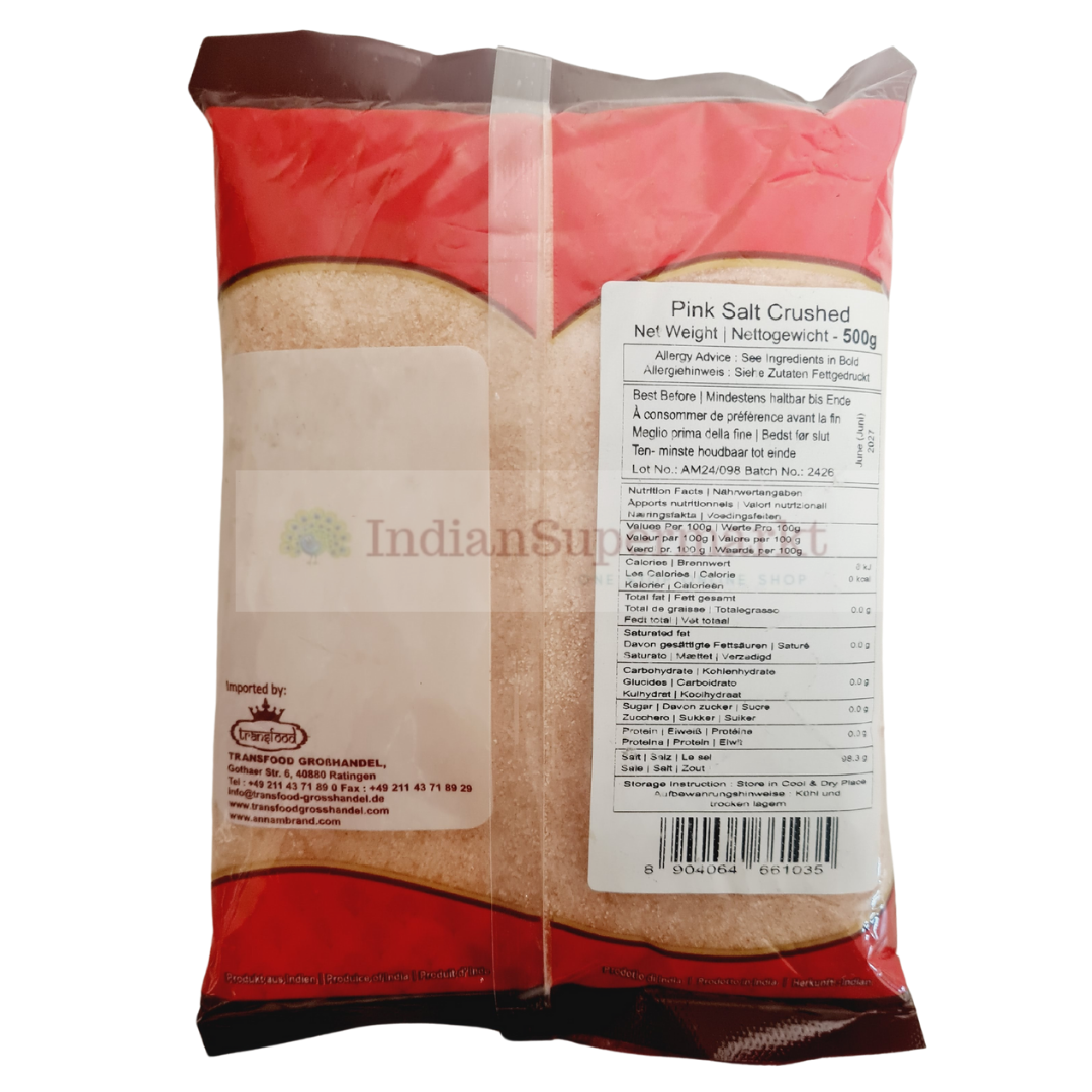 Annam Himalaya Pink Salt 500gm - IndianSupermarkt