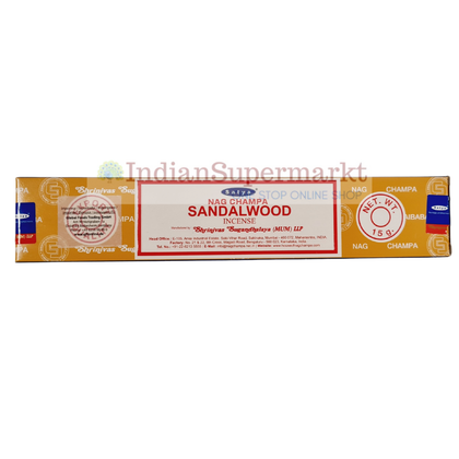 Satya Nag Champa Sandalwood Incense Sticks -Agarbati 15gm