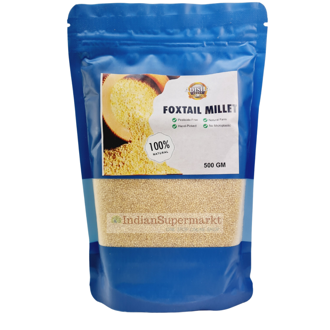 Adisha Foxtail Whole Millet 500gm - IndianSupermarkt