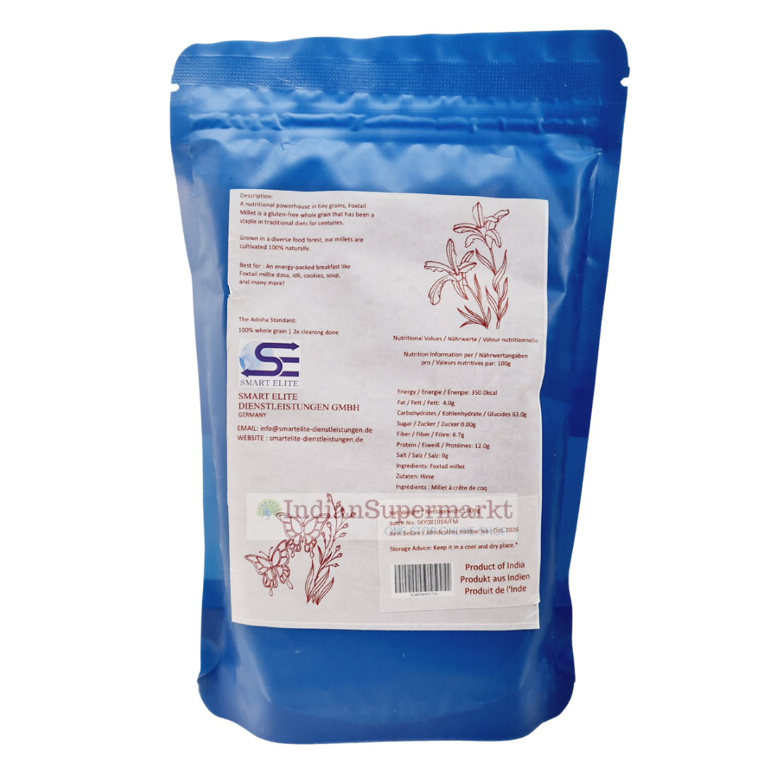 Adisha Foxtail Whole Millet 500gm - IndianSupermarkt