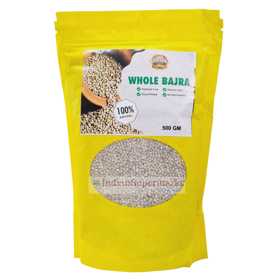 Adisha Bajra Whole Millet 500gm - IndianSupermarkt
