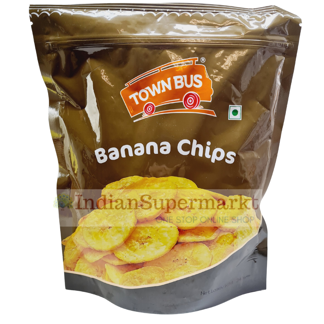 TownBus Banana Chips  340gm - IndianSupermarkt
