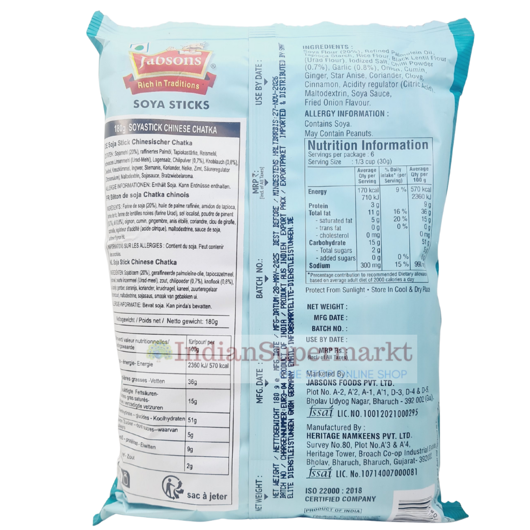 Jabsons Soya Stick 180gm - IndianSupermarkt