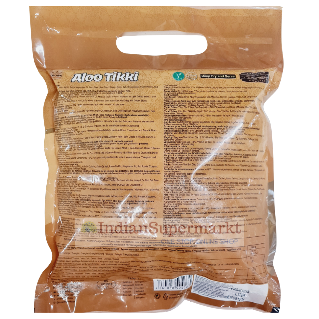 Crown Aloo Tikki Frozen (Delivery in Berlin)