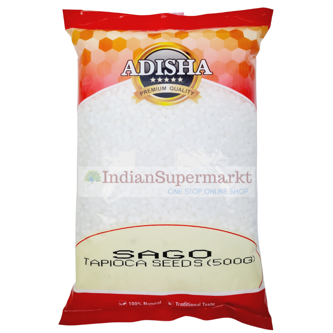 Adisha Sabudana Medium 500gm - IndianSupermarkt