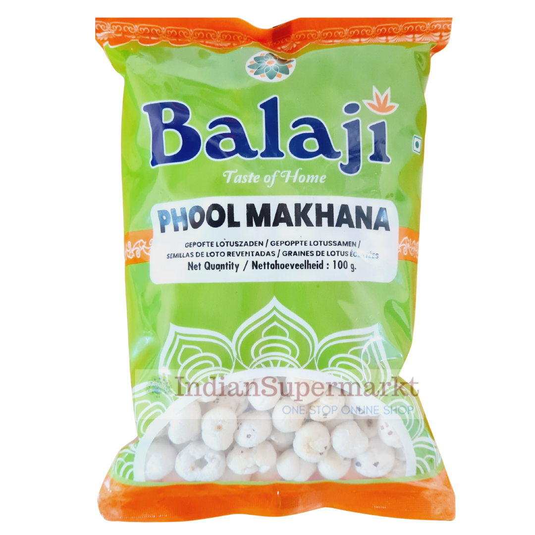 Balaji Phool Makhana 100gm - IndianSupermarkt