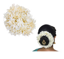 White Jasmine Gajra with Thread Band indiansupermarkt
