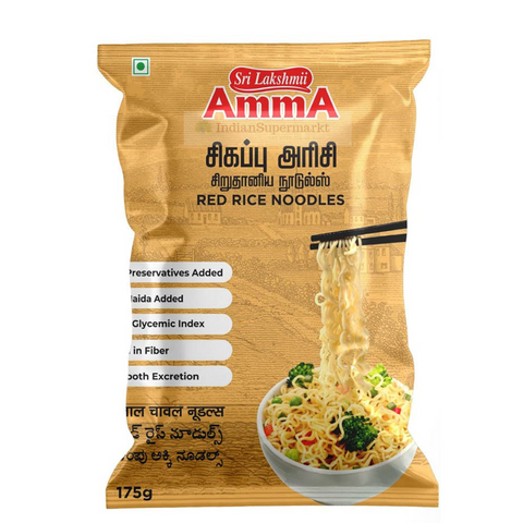 Amma Red Rice Millet Noodles 175gm - indiansupermarkt