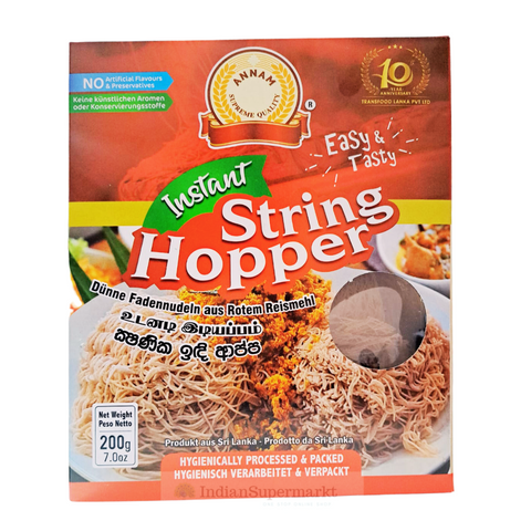 Annam Instant String Hopper Red Rice Noodle - indiansupermarkt