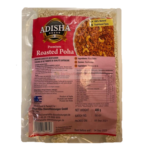 Adisha Premium Roasted Poha 400gm