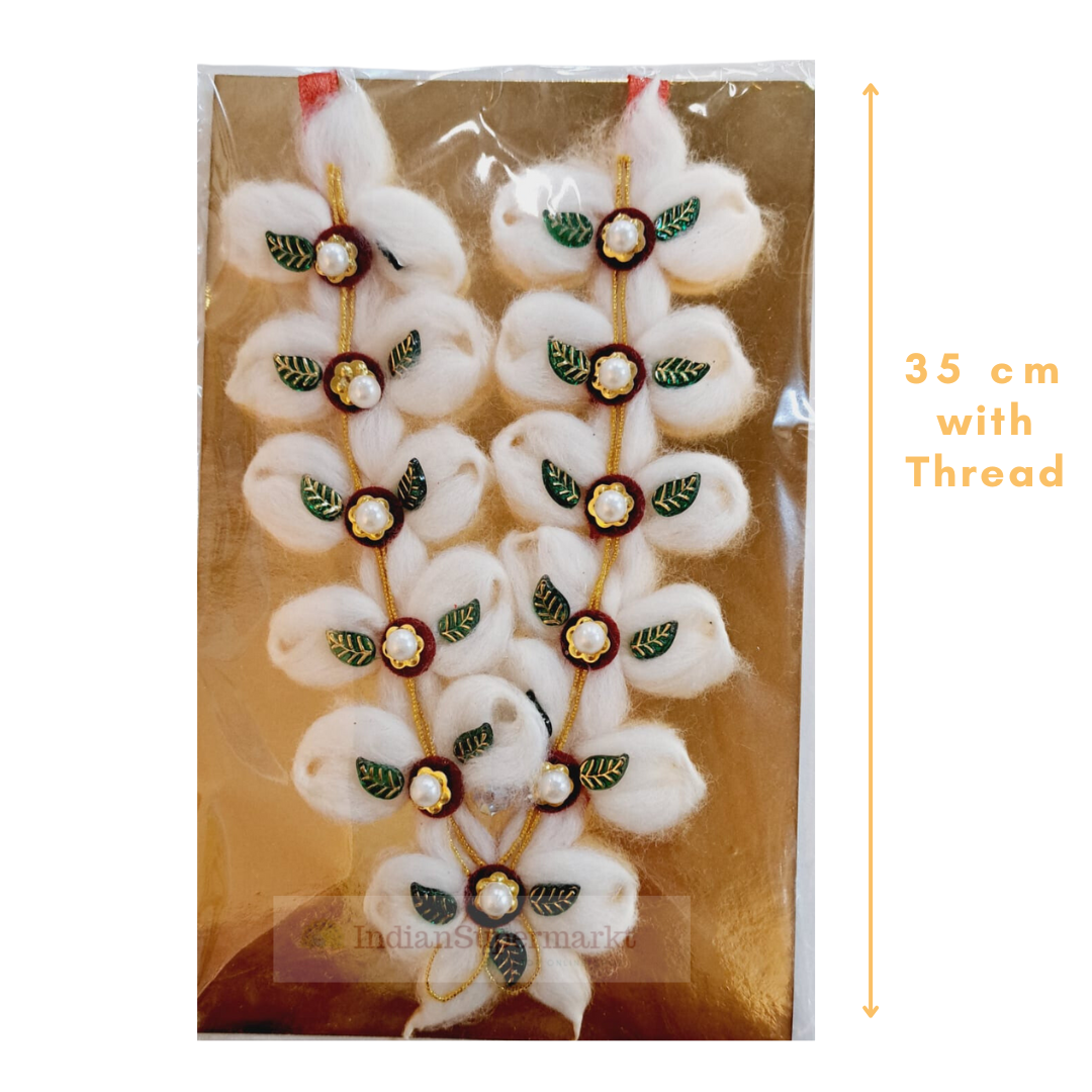 cotton mala for Ganesh Chaturthi - indiansupermarkt