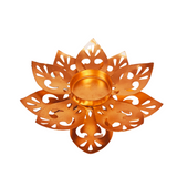Metal Lotus Decor Tea Light Holder - indiansupermarkt