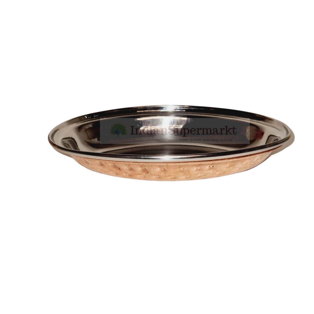 Brass and Steel Tray -indiansupermarkt