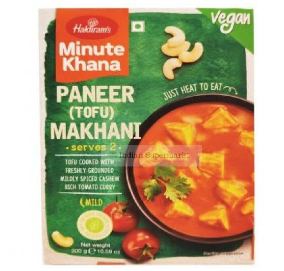 Haldiram Ready to Eat Paneer (Tofu) Makhani 300gm - IndianSupermarkt