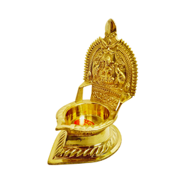 Brass Kamatchi Amman Lamp or Kamakshi Devi Maa Diya Lamp or Vishnu lamp - indiansupermarkt