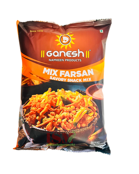 Ganesh Bhel Mix Farsan avaialble at indiansupermarkt. New Packing Ganesh Bhel Farsan