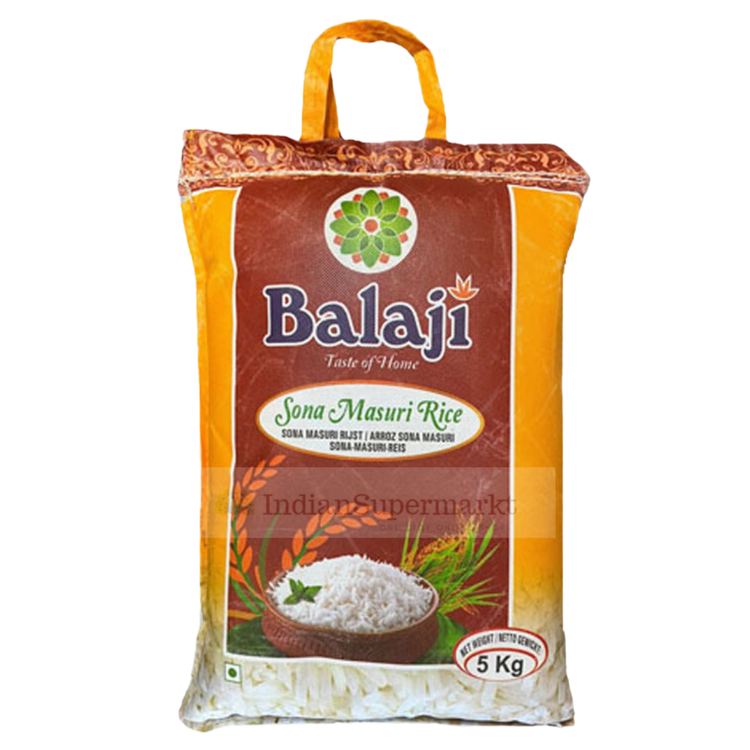 Balaji Sona Masuri Rice 5kg - IndianSupermarkt
