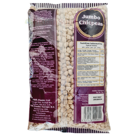 Heera White Jumbo Chick Peas - Kabuli Chana - 2kg - IndianSupermarkt