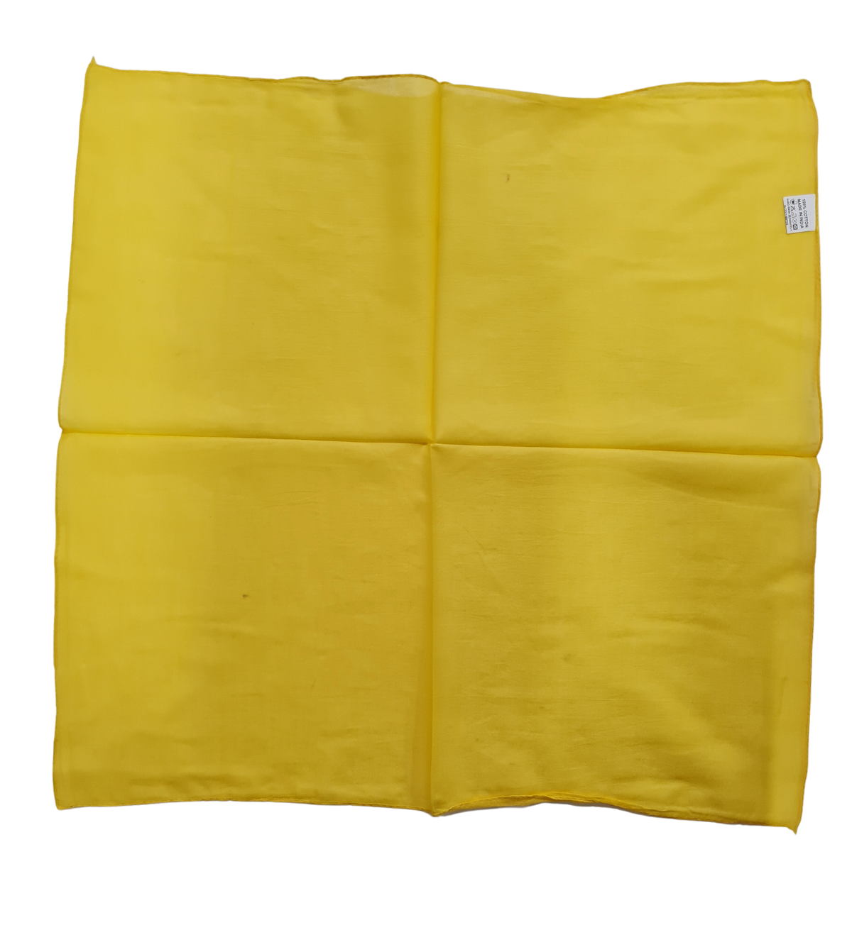 Pooja Cloth Yellow 50 X 50cm