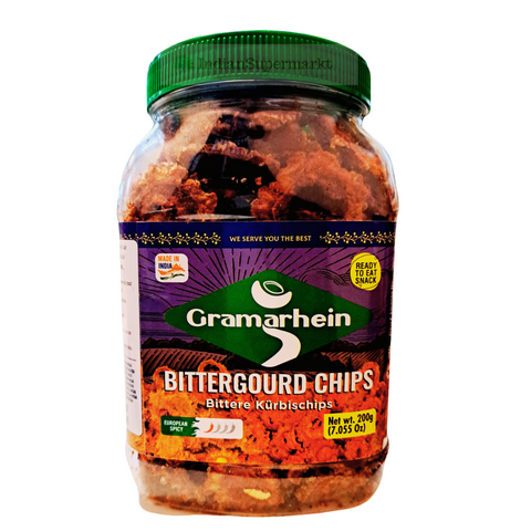 Gramarhein Bittergourd Chips or Karela Chips 400g - indiansupermarkt