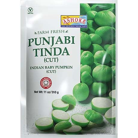 Ashoka Frozen  Punjabi Tinda or Indian Baby Pumpkin Cut 310gm (Deliver only Berlin)