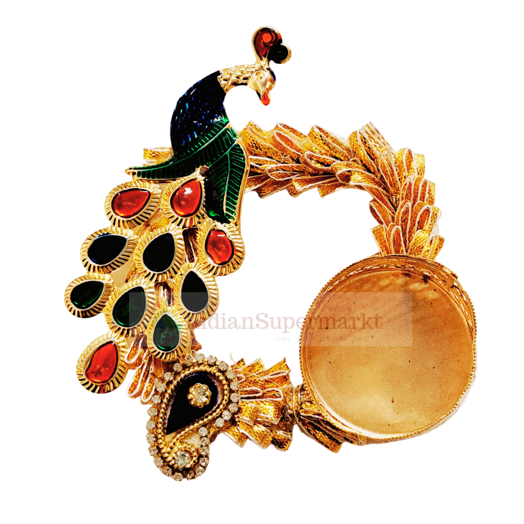 Metal Peacock Decor Tea Light Holder