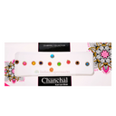 Round Multicolour Bindi with Golden Gems