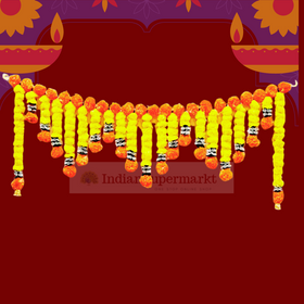 Heavy Marigold Toran - indiansupermarkt