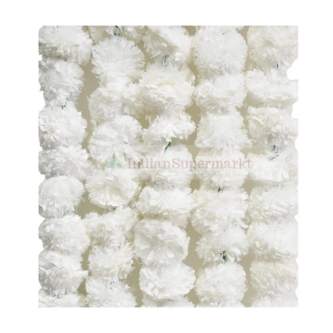 Toran White Marigold flowers Set of 2