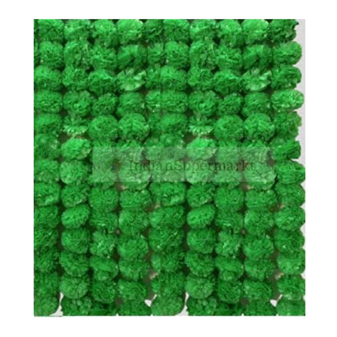 Toran Green Marigold flowers Set of 5