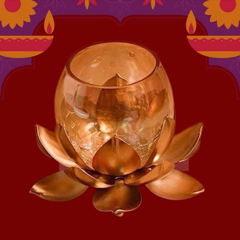 Lotus Tea Light Holder - indiansupermarkt