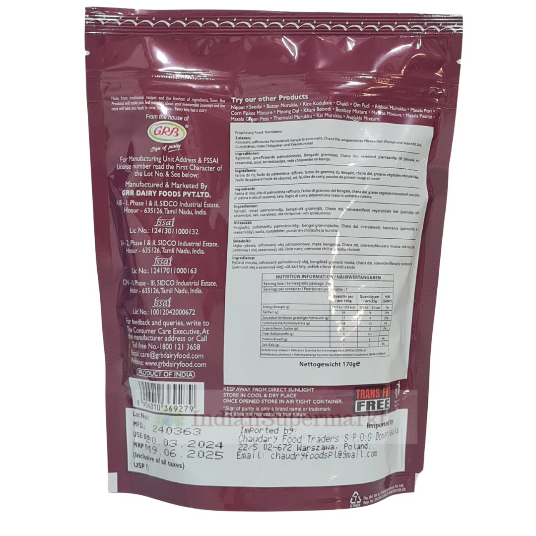 TownBus Thattai (Nippat)  170gm (BBD:24.10.2025 - IndianSupermarkt