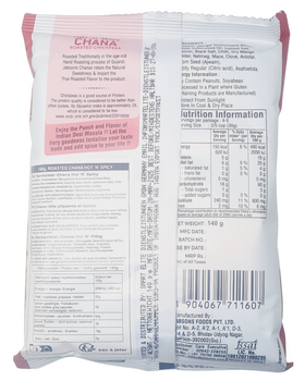 Jabsons Roasted Chana Hot n Spicy 140gm