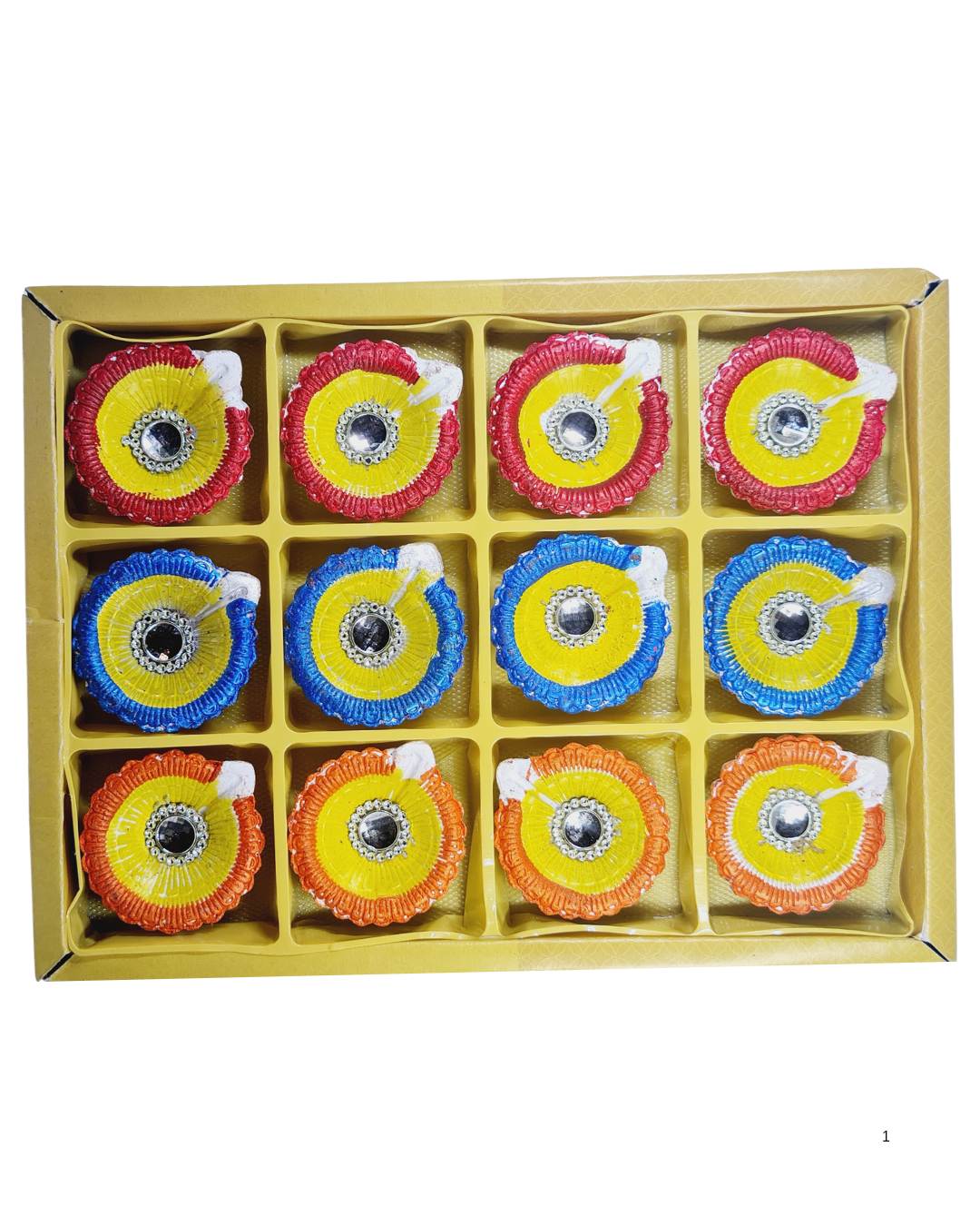 Clay Diya or  Mitti Diya - Pack of 12