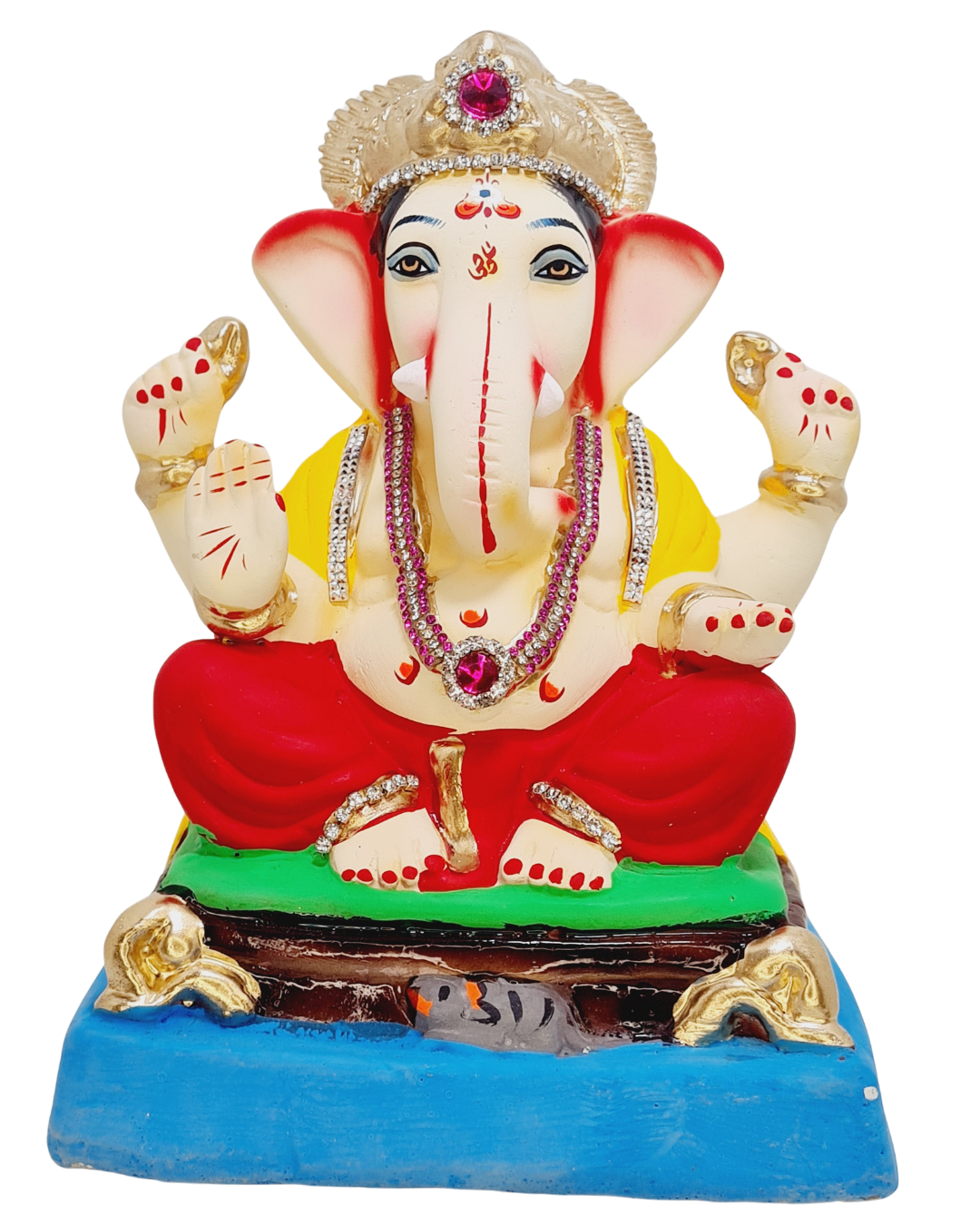 Eco Friendly Shree Siddhivinayak Ganpati or Shadu Mati Ganesha 9"