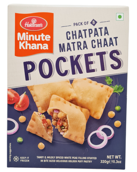 Haldiram Frozen Pockets Chatpata Matra Chaat - 8pcs (Delivery in Berlin)