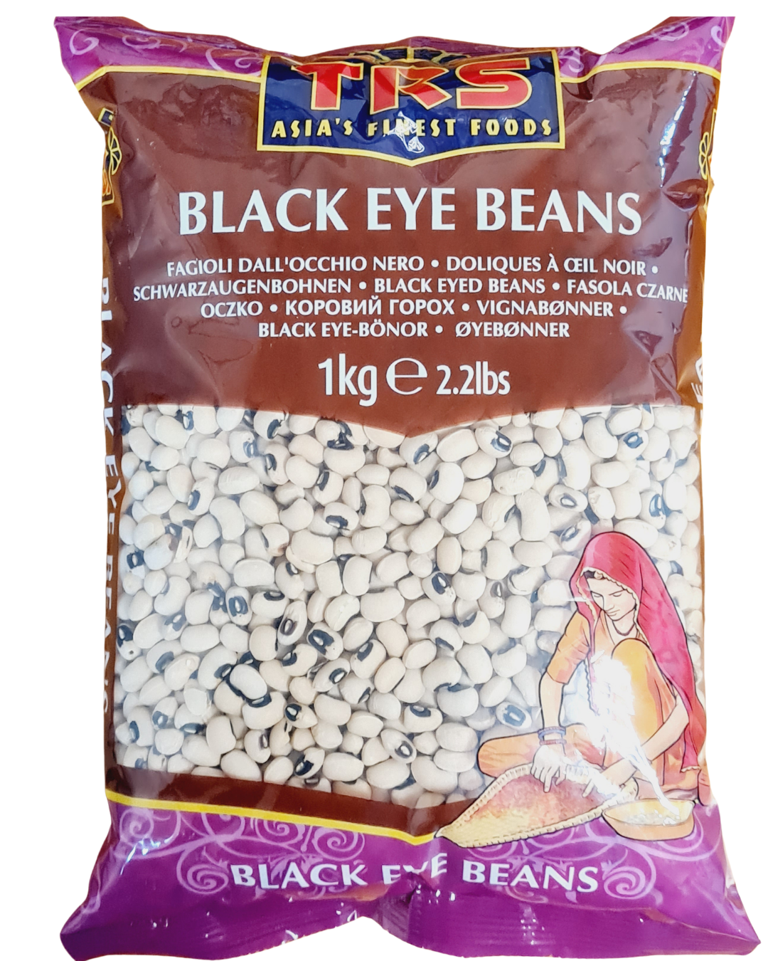 TRS Black Eye Beans - Lobia - Chavali - 1kg - IndianSupermarkt