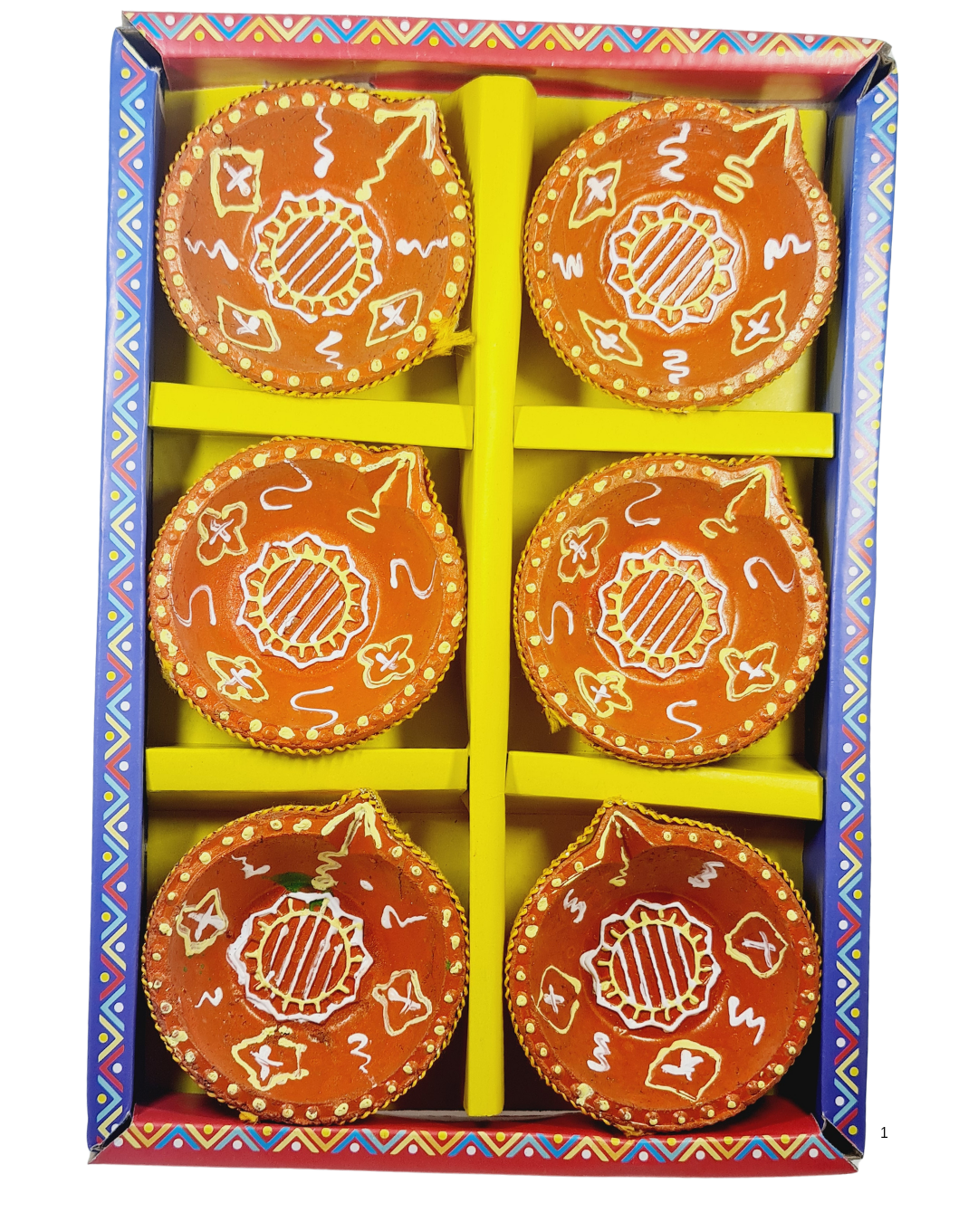 Clay Diya or  Mitti Diya  - Medium - Set of 6