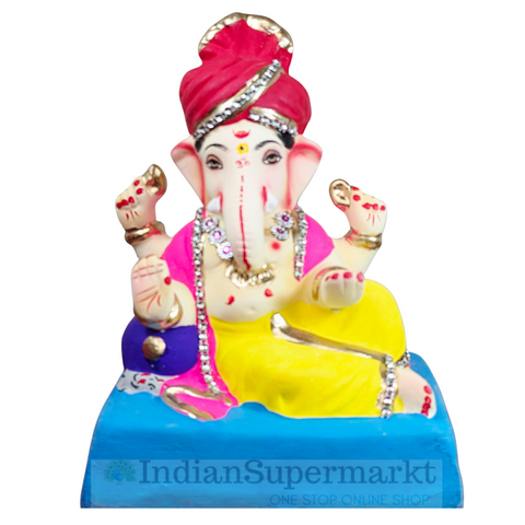 Eco Friendly Ganesha Phetawala Ganpati 9"