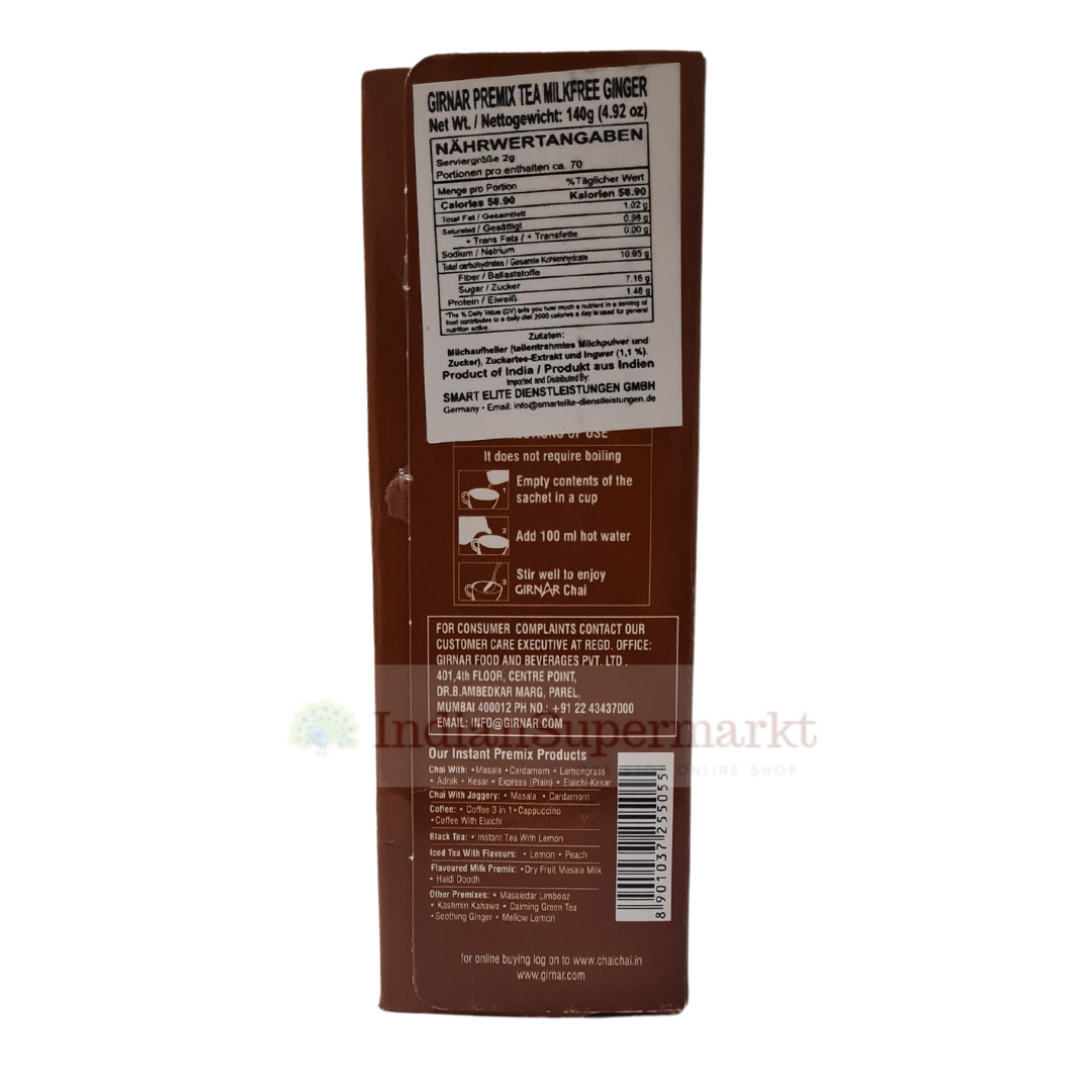 Girnar Instant Ginger Chai (Premix) 10secs - IndianSupermarkt