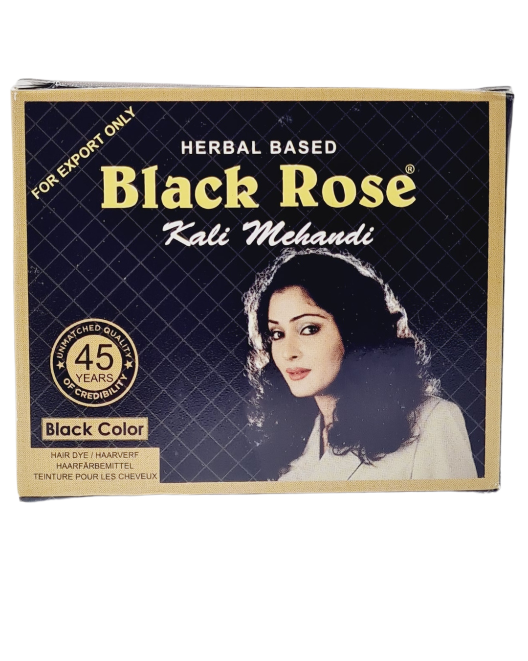 Black Rose Kali Mehndi (Herbal Based) - 5Pkt X 10gm