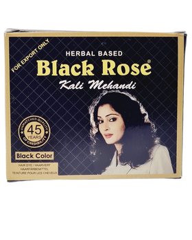 Black Rose Kali Mehndi (Herbal Based) - 5Pkt X 10gm