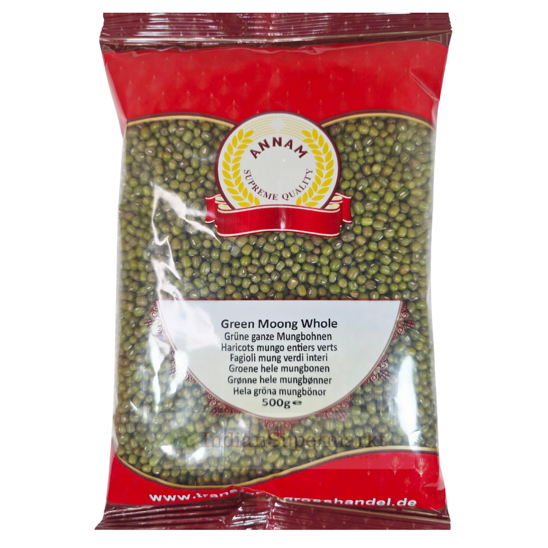 Annam Mung Whole or Mung Beans  500gm - IndianSupermarkt