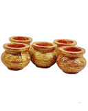 Clay Matka - Matki Decor - Pack of 5