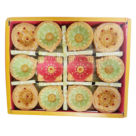 Colourful Clay Diwali Diya -indiansupermarkt