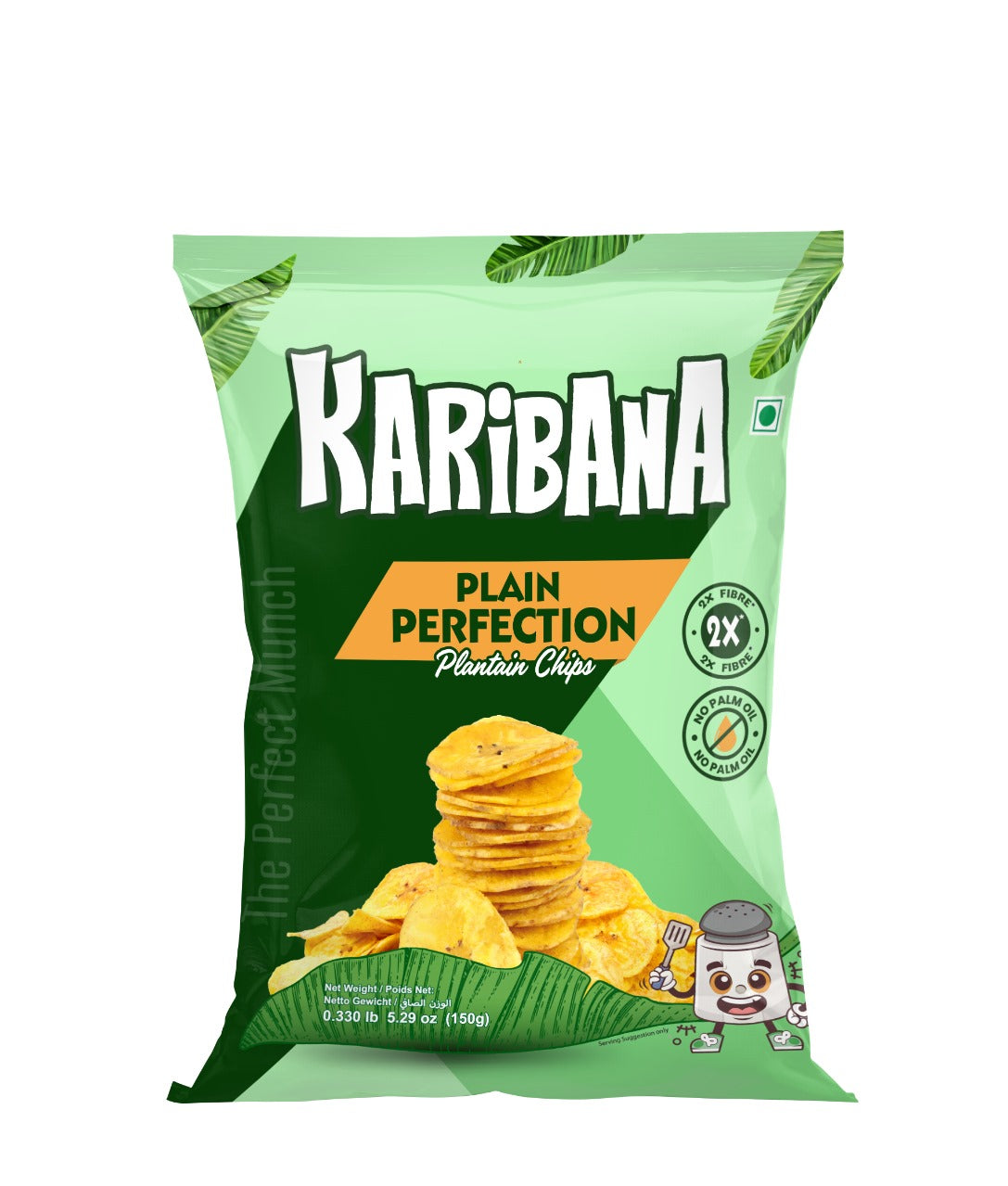 Karibana Banana Chips Plain Perfection 150gm